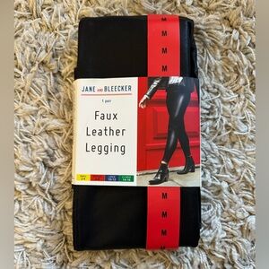 Jane and Bleecker Faux Leather Legging Size Medium